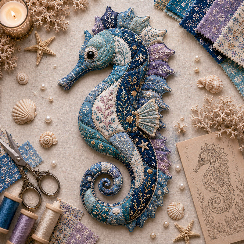 🌊 Ocean Friends DIY Patchwork Decoration Kit