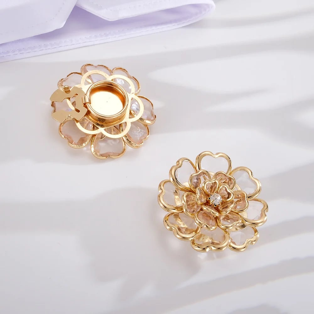 BloomSnap Flower Button Covers 🌸 Dress Up Any Shirt in Seconds