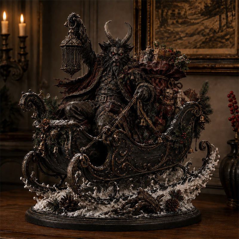 😈 Christmas Devil Krampus Statue