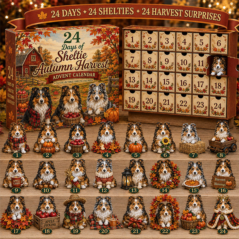 Sheltie Autumn Harvest Advent Calendar