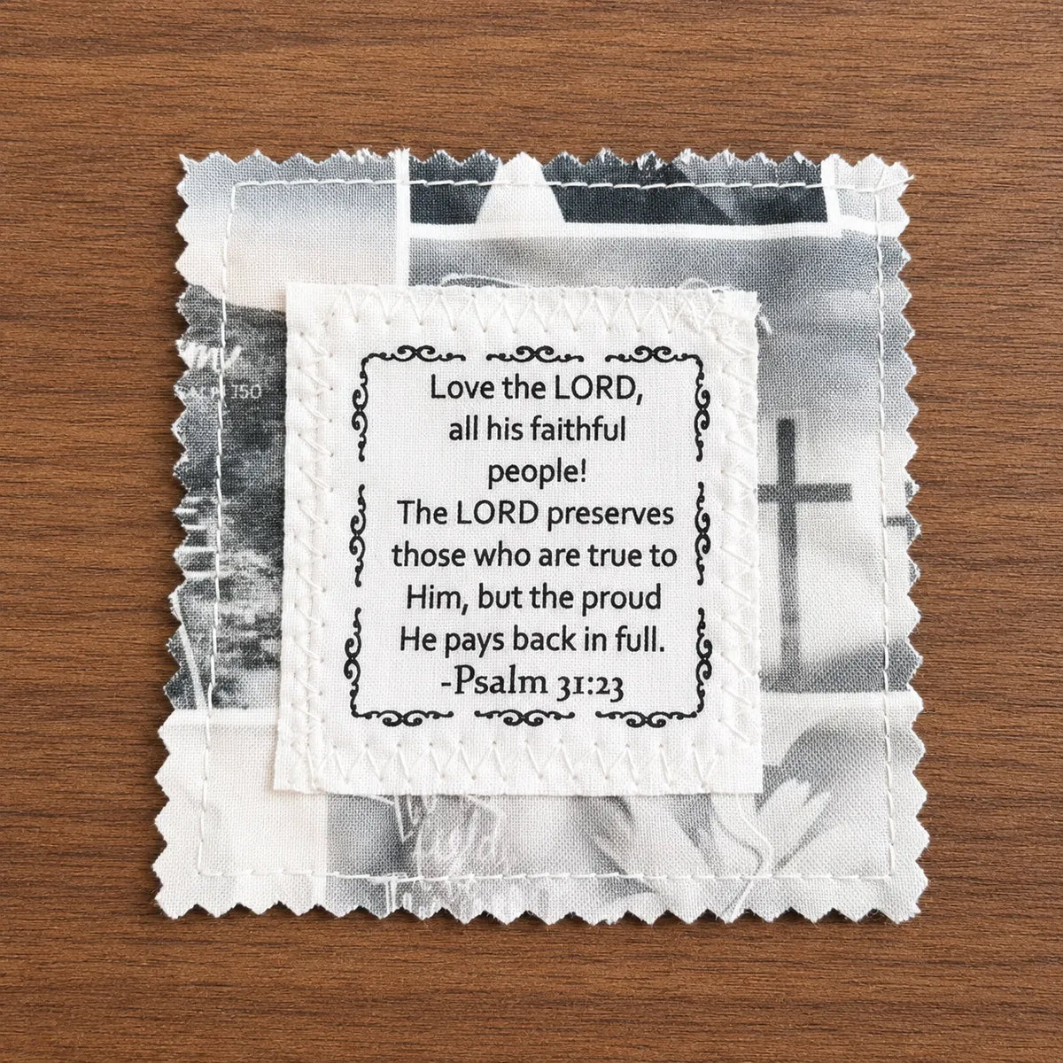 ✝️ Pocket Prayers™ 48 Scripture Fabric Squares for Faith Filled DIY Gifts
