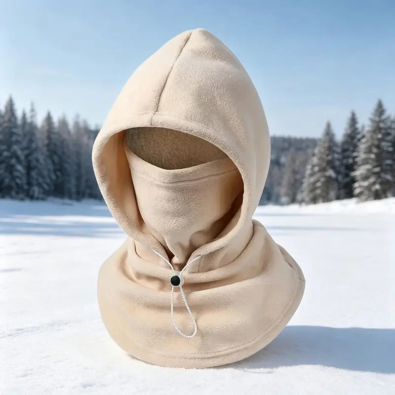 ⏰Limited Stock 49% OFF - ❄️ Winter Fleece Balaclava Hood – Full Face, Head & Neck Protection For Cold Weather Outdoors