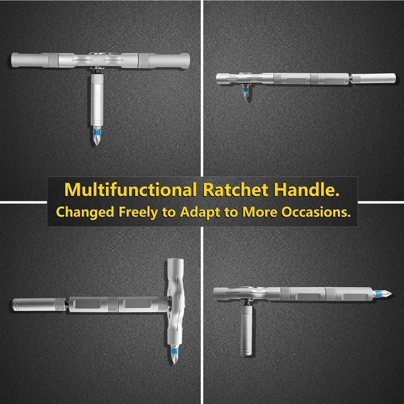 đ„24 in 1 DlY Screwdriver Set Magnetic Compact and Portable Ratchet Screwdriver