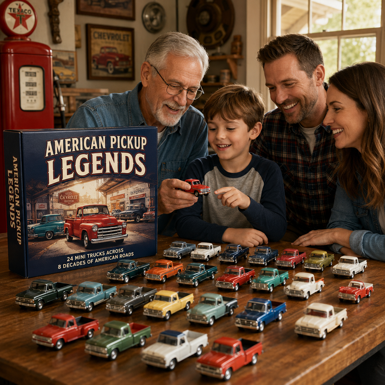 🇺🇸 American Pickup Legends — 24 Days Across 8 Decades Advent Calendar