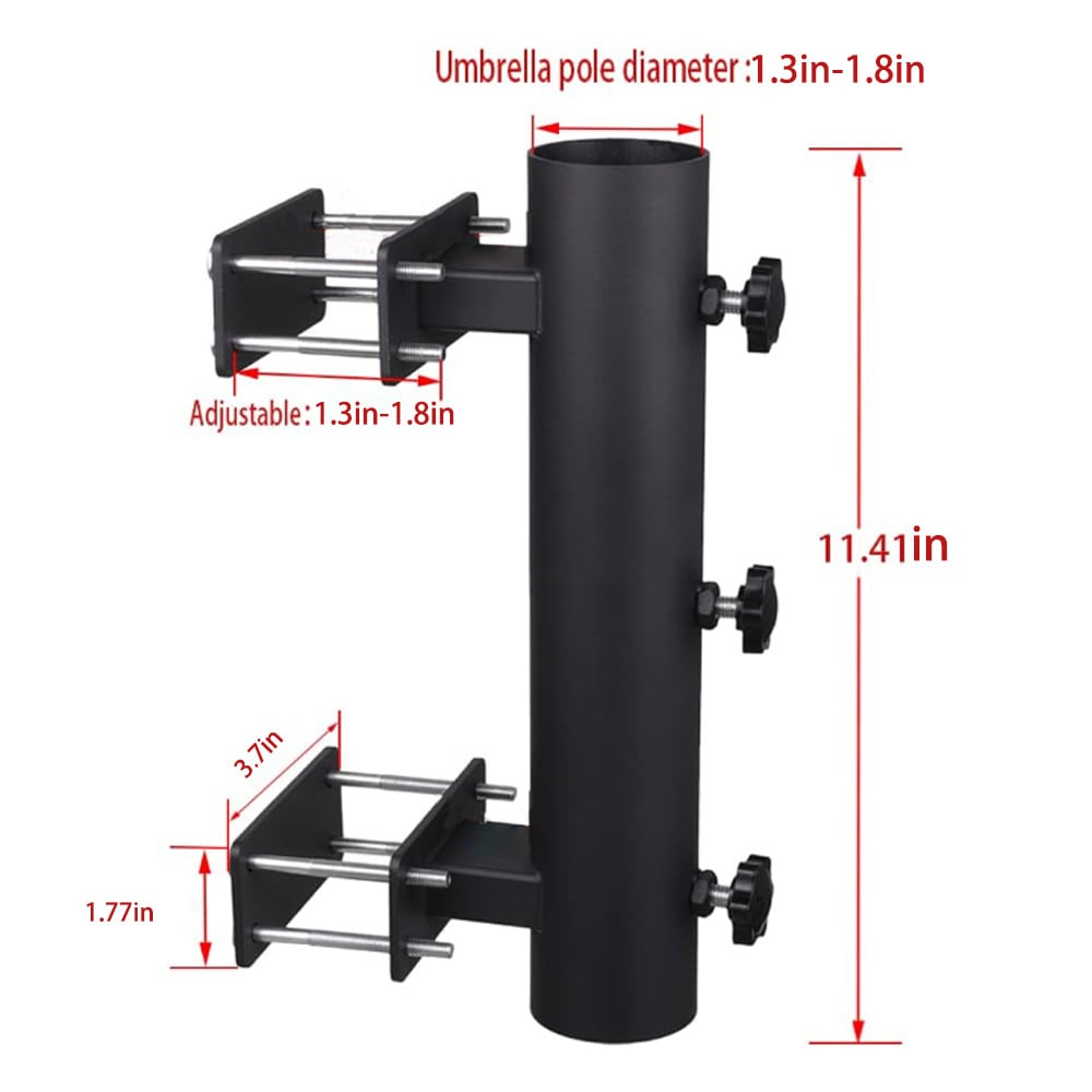 🌂 Adjustable Patio Umbrella Mount Clamp
