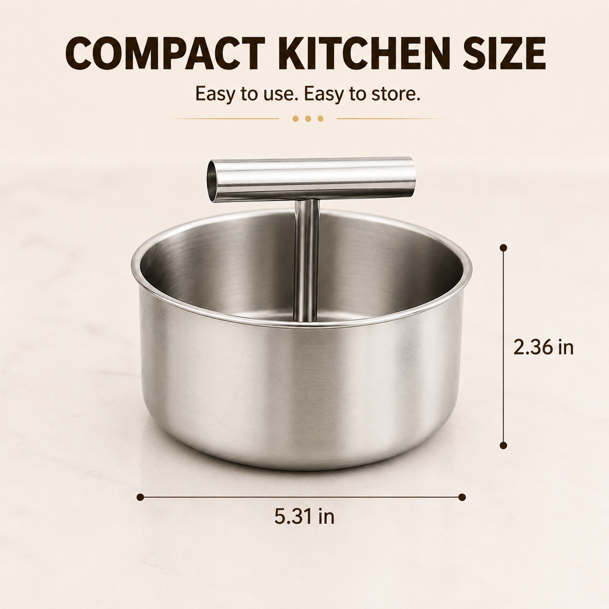 🍲 Stainless Steel Manual Meatball Maker – 6 & 12 Hole Multi-Portion Press ✨