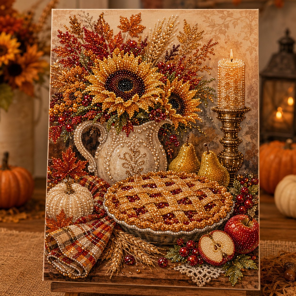 π Autumn & Thanksgiving DIY Diamond Painting Kit
