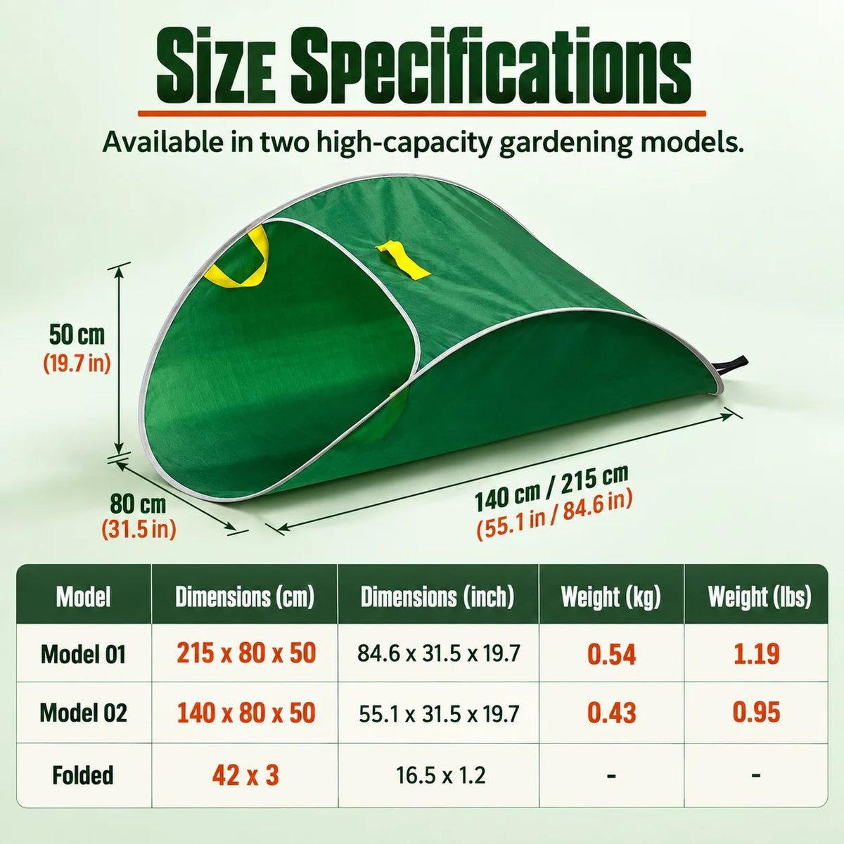 🔥Last Day 50% OFF- 🍂 Pop-Up Collapsible Yard Waste Bag | Heavy-Duty 210D Oxford Fabric Garden Debris Collector