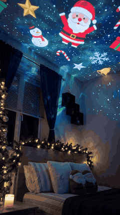 🎄 Christmas Skyglow Tree™ | Flexible USB Holiday Ceiling Projector Light