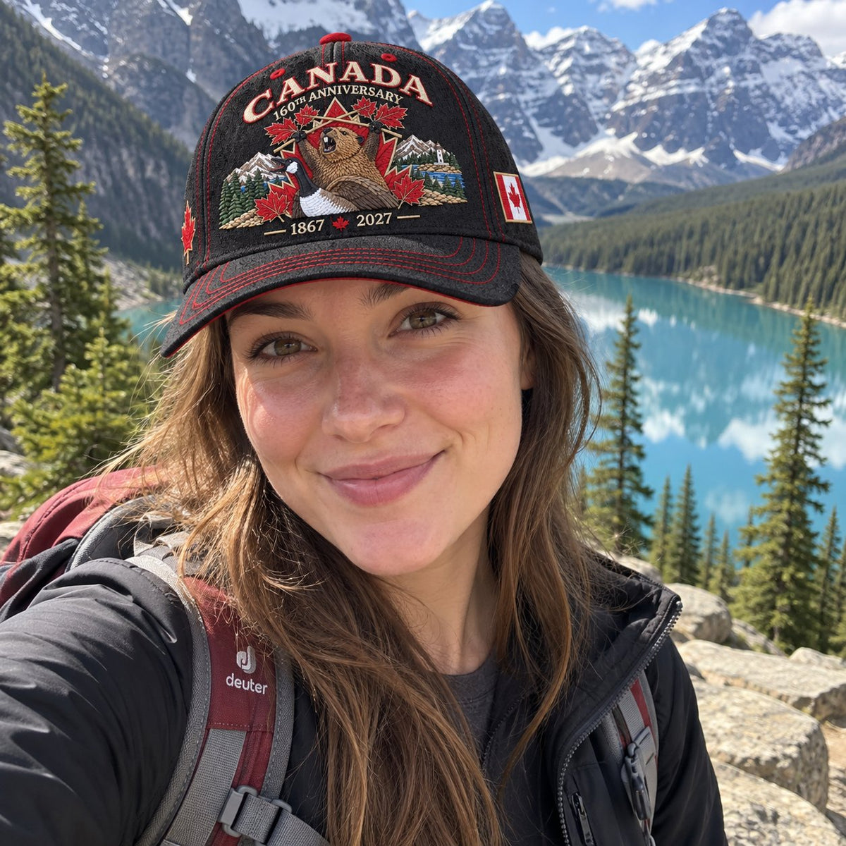 🔥 LAST DAY 50% OFF - 🍁 Canada 160th Anniversary 1867–2027 – Premium Embroidered Heritage Cap ✨ 100% Cotton • Detailed Embroidery • Comfortable Fit