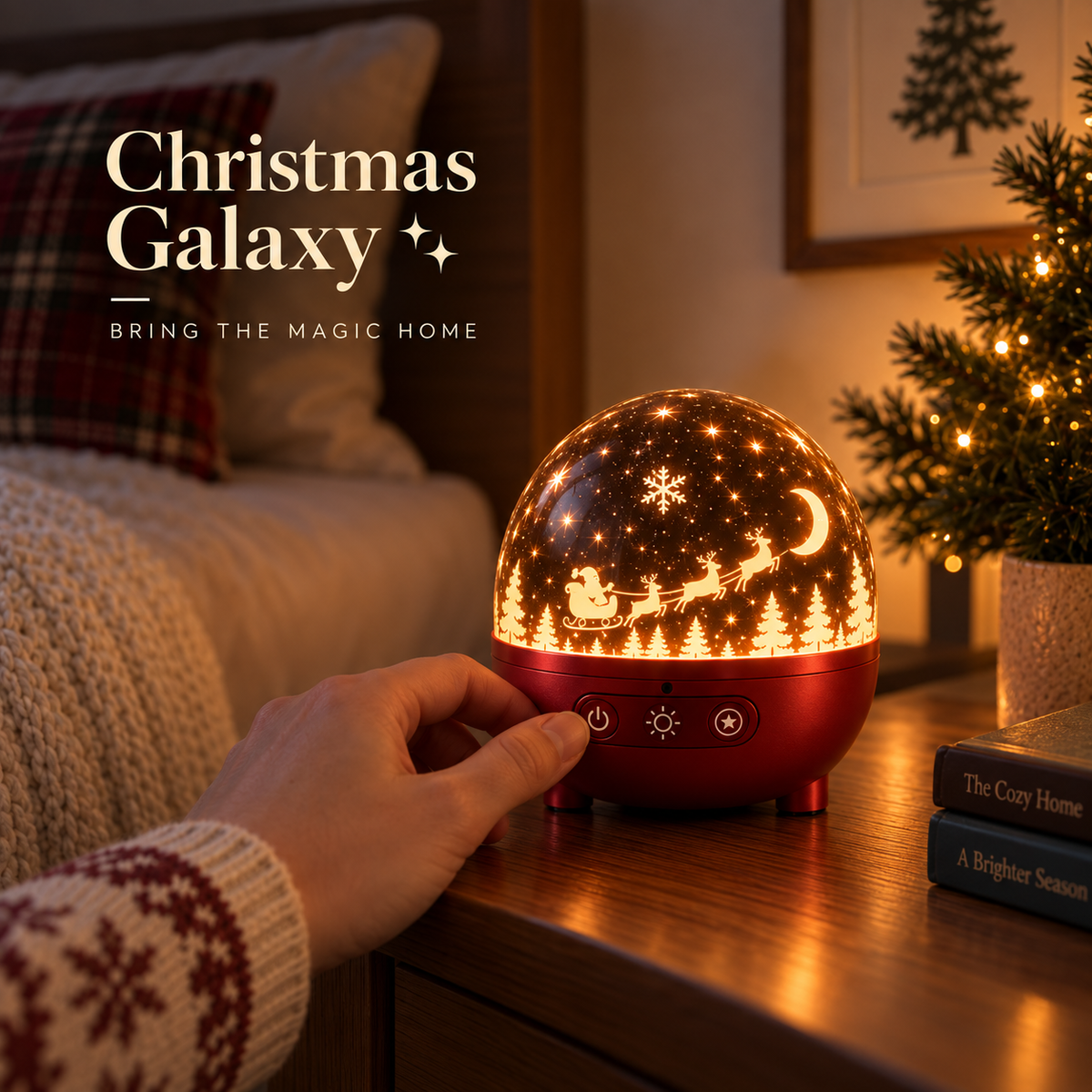 🎄🌌 Christmas Wonderland Galaxy Projector™ | 8 Magical Holiday Light Shows