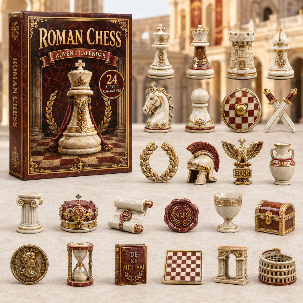 Roman Empire Chess Advent Calendar ♟️ 24 Days of Ancient Strategy