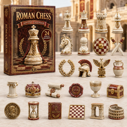 Roman Empire Chess Advent Calendar ♟️ 24 Days of Ancient Strategy