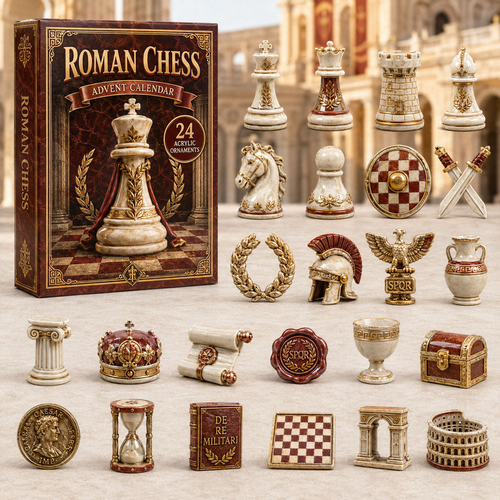 Roman Empire Chess Advent Calendar ♟️ 24 Days of Ancient Strategy