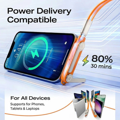 🔥Fast-Charging Cable with Detatchable Stand🔥