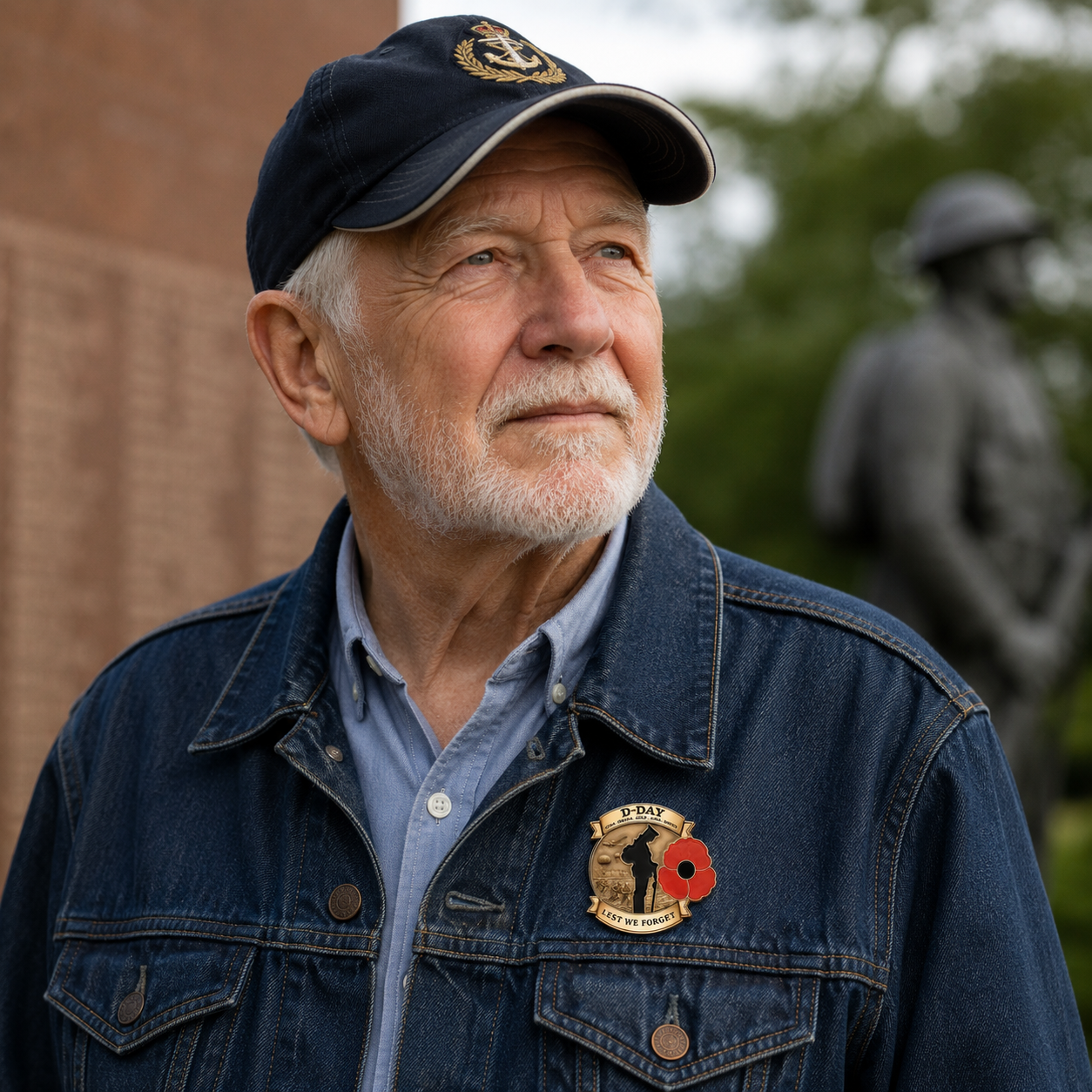 Limited Edition D-Day “Lest We Forget” Commemorative Brooch
