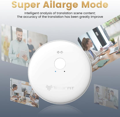 🌍 AI Real-Time Translator & Language Tutor: Smart Wearable Device for Spanish & English Practice – Supports 165+ Languages with Instant Feedback
