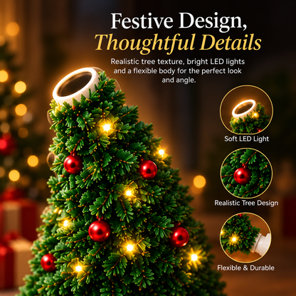 🎄 Christmas Skyglow Tree™ | Flexible USB Holiday Ceiling Projector Light