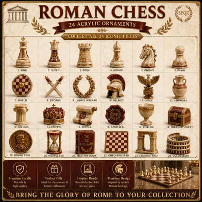 Roman Empire Chess Advent Calendar ♟️ 24 Days of Ancient Strategy