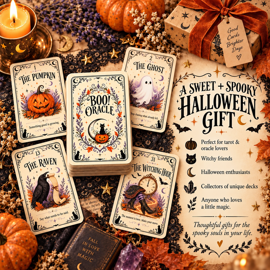 🎃 31 Nights of Halloween™ Oracle Deck | 31 Daily Spooky Messages for October