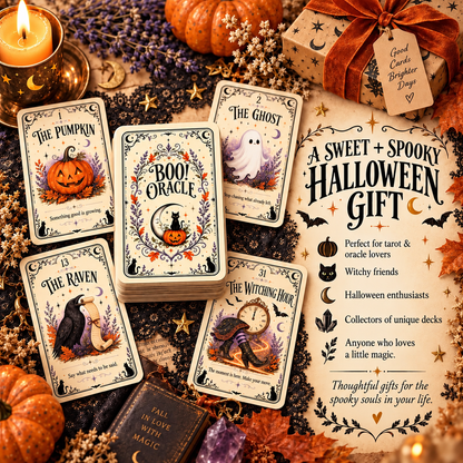 🎃 31 Nights of Halloween™ Oracle Deck | 31 Daily Spooky Messages for October
