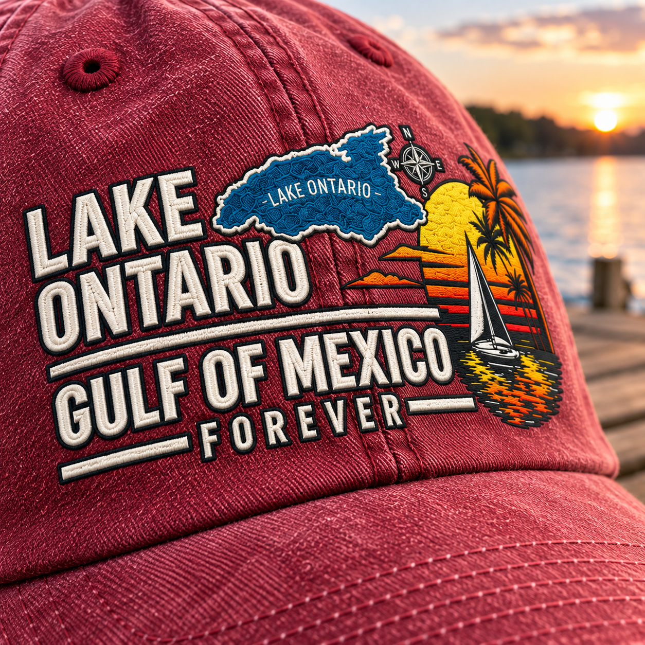 Lake Ontario cap outdoor lifestyle
