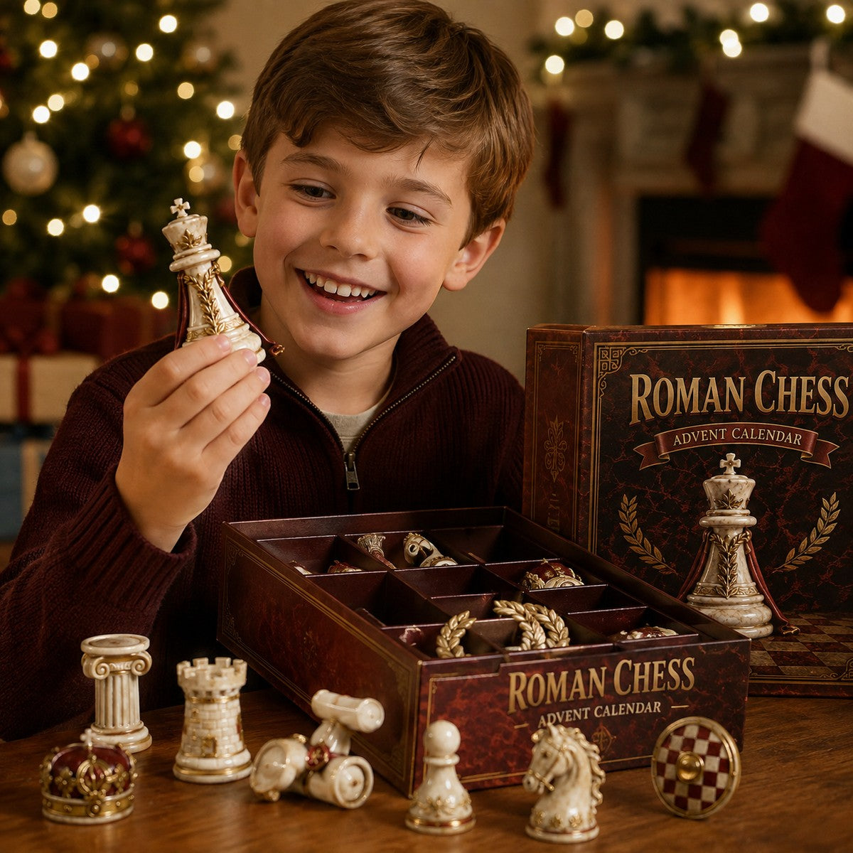 Roman Empire Chess Advent Calendar ♟️ 24 Days of Ancient Strategy