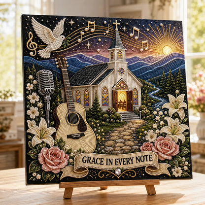 🔥 LAST DAY 50% OFF – 🎤 💕 Premium 3D Pearl Country Music Tribute Art Kit | Luxury Flocked Canvas with Scratch-Resistant Non-Fading Acrylic Resin Pearls & Faceted Drills DIY Keepsake Decor 💎✨