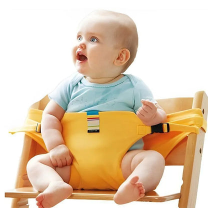 Baby High Chair Seat Belts - Portable Dining Straps Holder