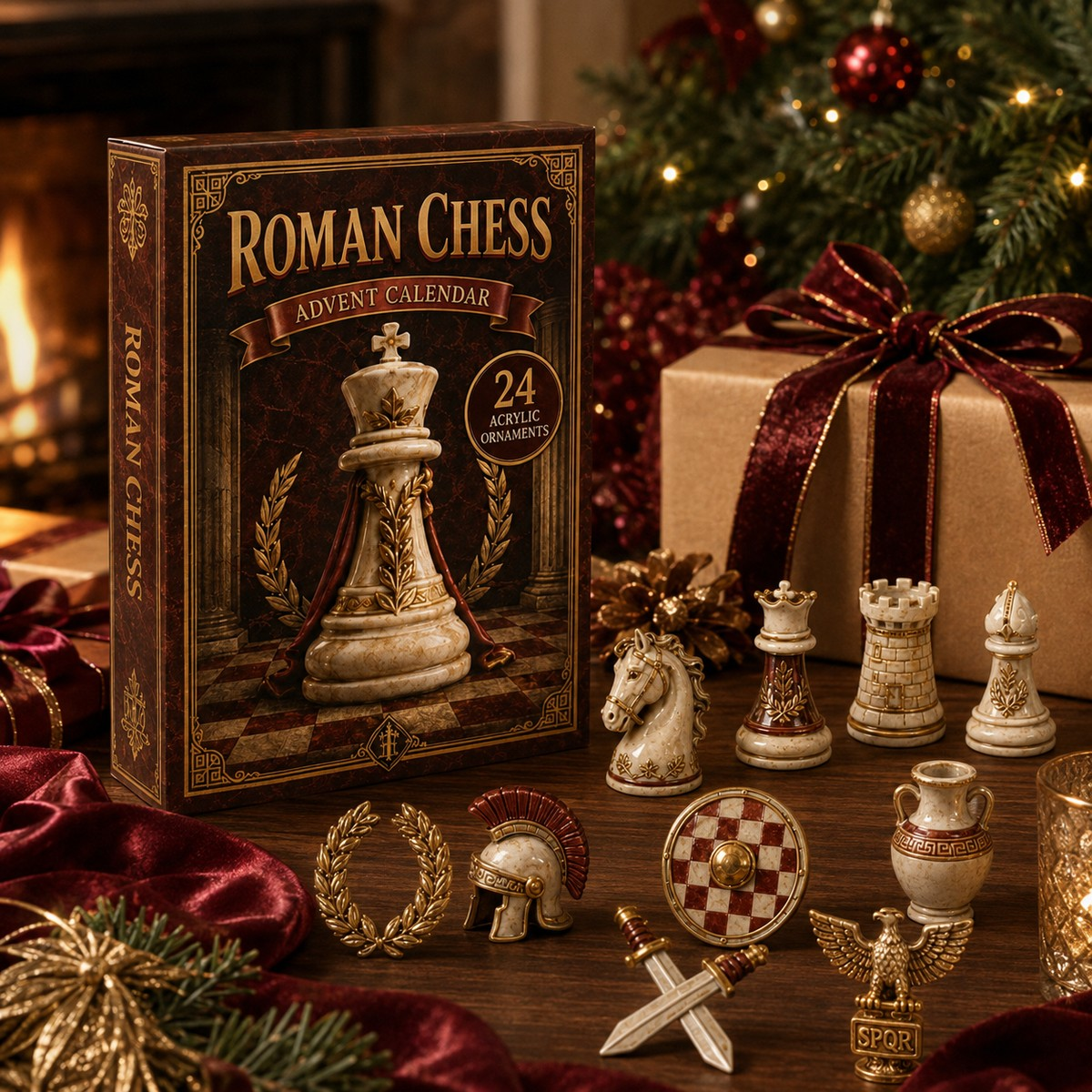Roman Empire Chess Advent Calendar ♟️ 24 Days of Ancient Strategy