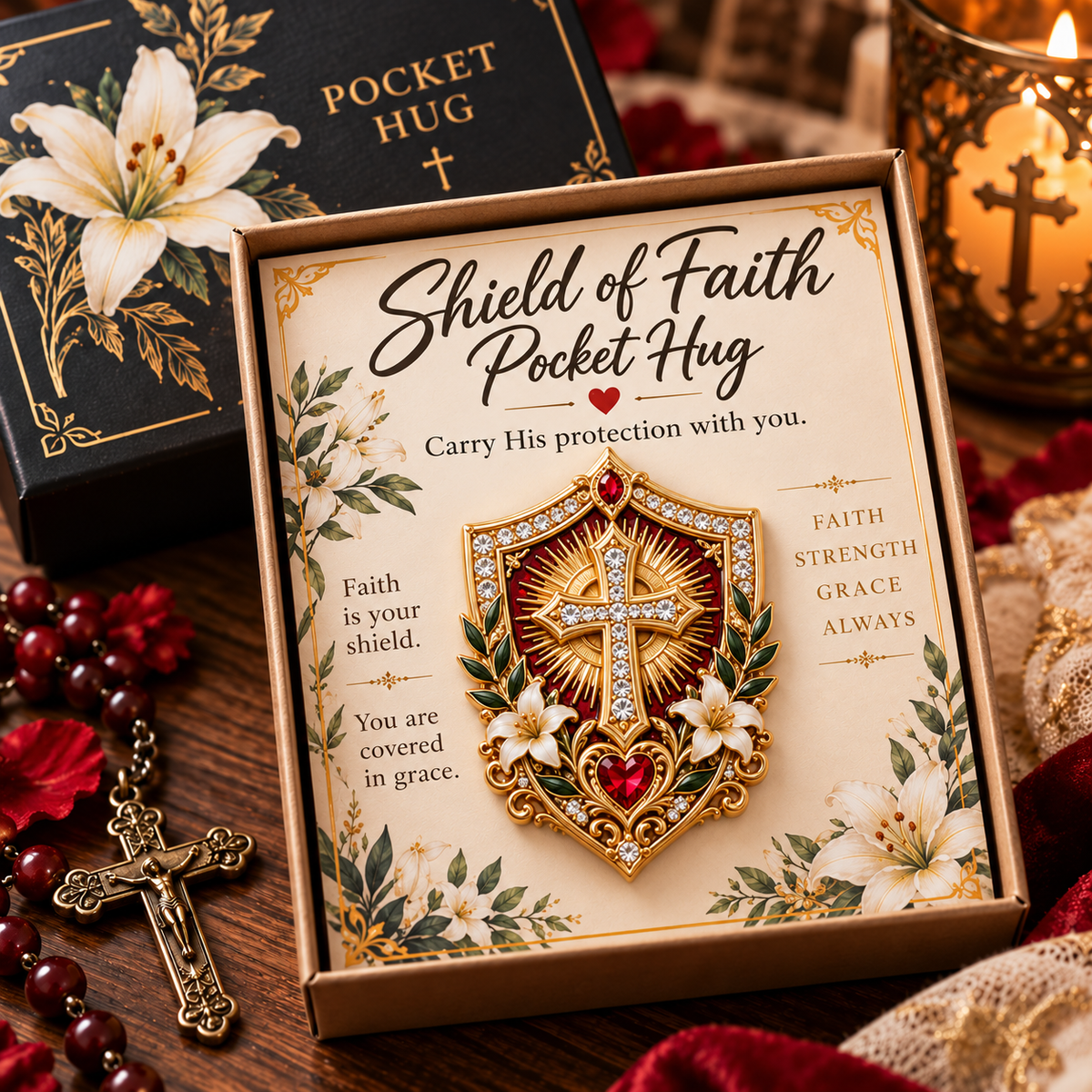 🔥Buy 3, Get 1 Free -🙏✨ Carry the Faith™ Pocket Hug Collection ✝️❤️