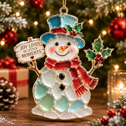 ✨ Stained Sea Glass Style Christmas Ornaments