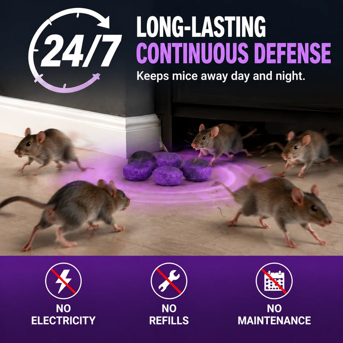 🔥 LAST DAY 50% OFF - Natural Plant-Based Rodent Repellent Balls (12 Pack) 🌿