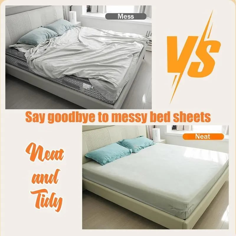 🔥Hot Sale 49% off🌟🛌4-Pack Heavy Duty Bed Sheet Clips