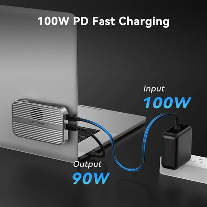 🧲 10Gbps Magnetic SSD Enclosure & Docking Station  – High-Speed M.2 NVMe SSD Storage Adapter with Multi-Port Expansion
