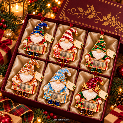 🔥Last Day 50% OFF -🎄💵 Christmas Gnome Money Holder Ornaments – A Fun & Magical Cash Gift Surprise 🎁