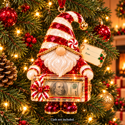 🔥Last Day 50% OFF -🎄💵 Christmas Gnome Money Holder Ornaments – A Fun & Magical Cash Gift Surprise 🎁