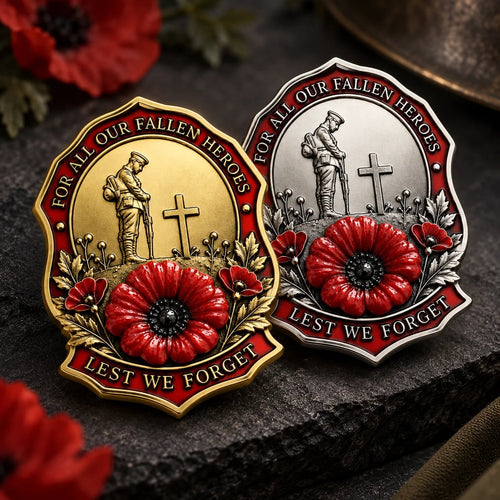🌺Limited Edition Red P*ppy Remembrance Brooch – For All Our Fallen Heroes🎖️