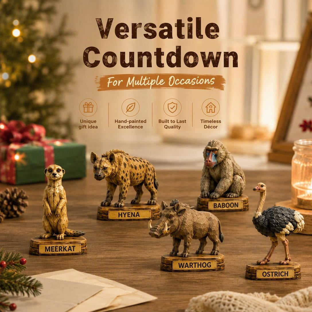 24 Safari Animal Miniatures