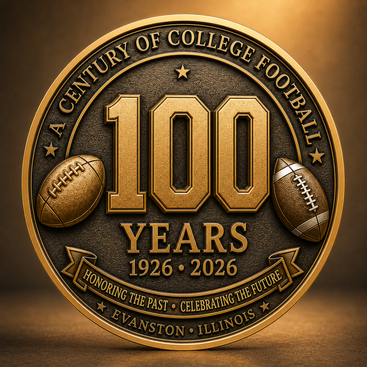 🏈 New Ryan Field 2026 Centennial Commemorative Coin | 100 Years 1926–2026 🏟️