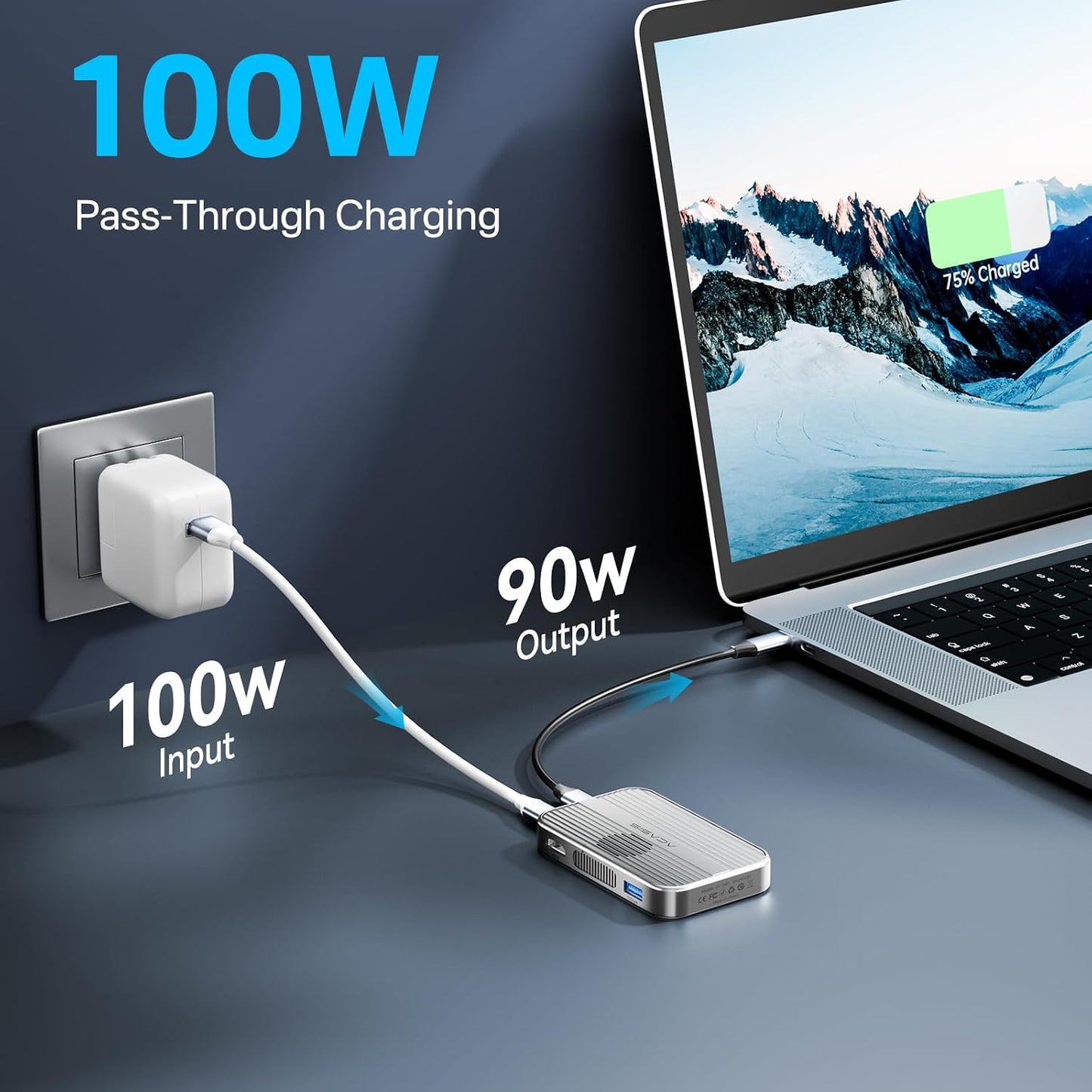 🧲 10Gbps Magnetic SSD Enclosure & Docking Station  – High-Speed M.2 NVMe SSD Storage Adapter with Multi-Port Expansion