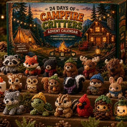 🔥 24 Days of Campfire Critters Advent Calendar 🦊🌲