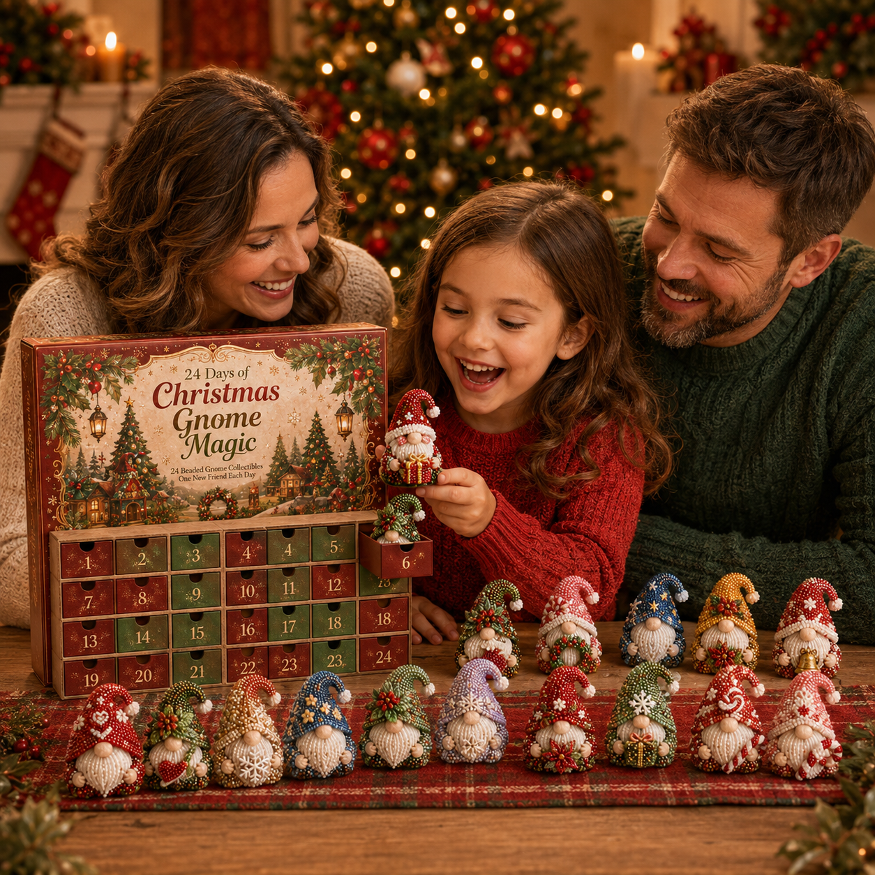 🎄 24 DAYS OF BEADED GNOME MAGIC™