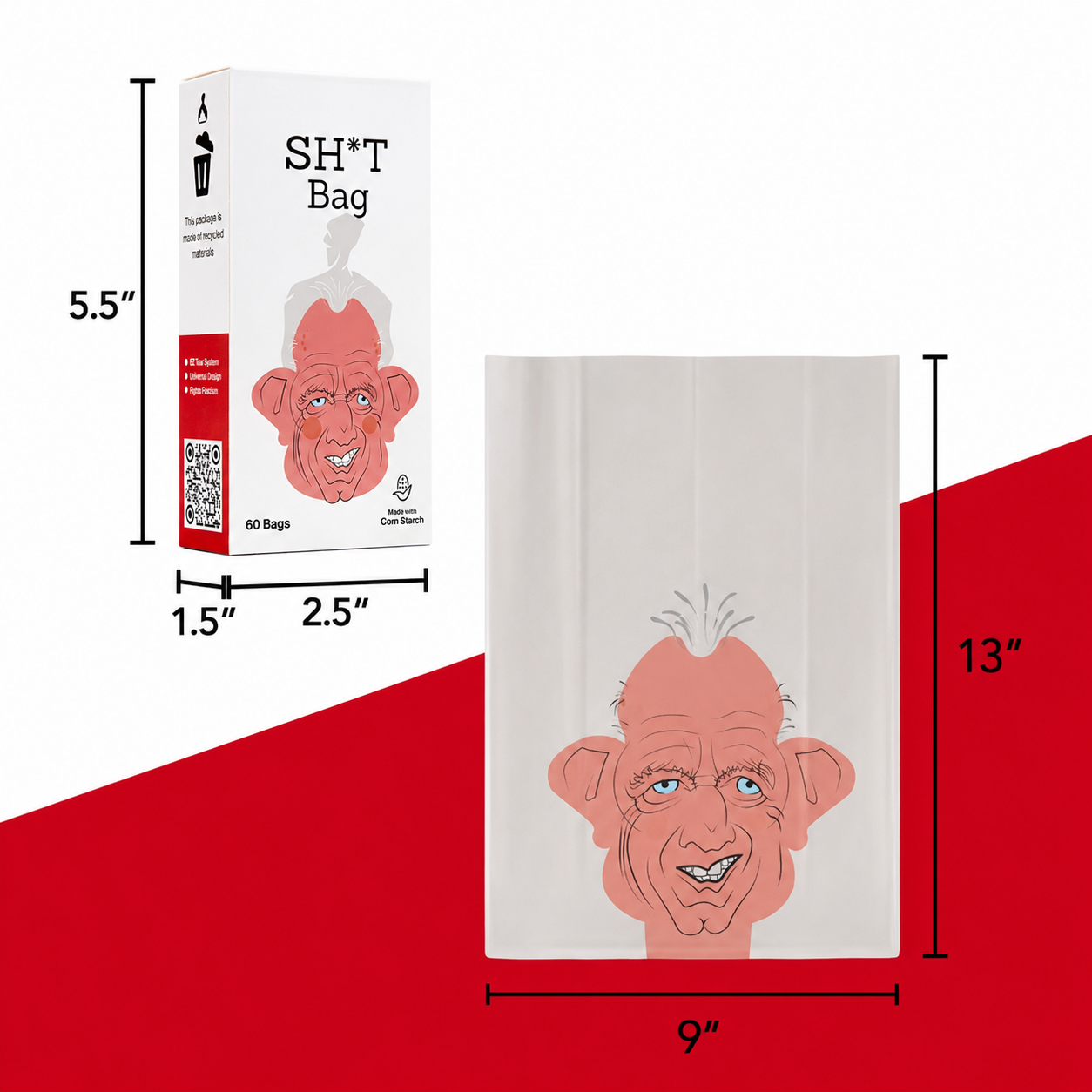 🤣Premium Unscented Leakproof Pet Waste Bags-Kennedizine