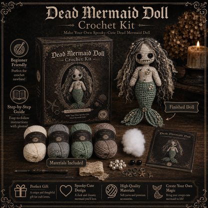 👑Midnight Macabre Crochet DIY Collection 🕯️- BUY 3 GET 1 FREE（4 PCS）