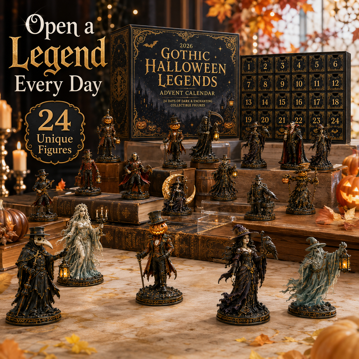 Gothic Halloween Legends Advent Calendar