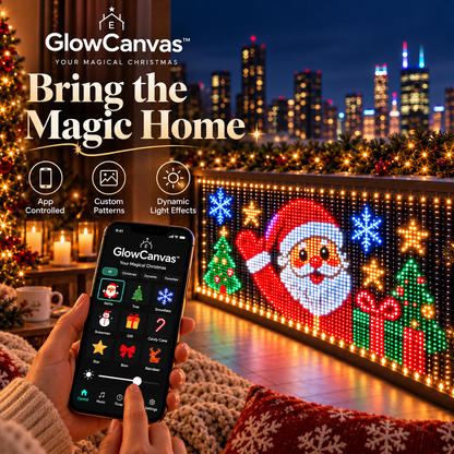 🎄GlowCanvas™ PixelWindow™ | Turn Any Window Into a Light Show