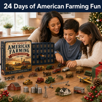 100 Years of American Farming Advent Calendar 2026 – 24 Days of Vintage Tractors, Farm Machines & Rural Icons