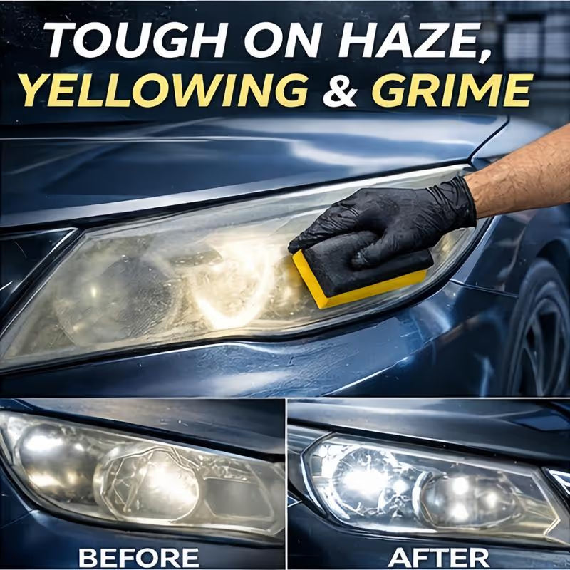 🚘Automotive Headlamp Restoration Fluid Kit