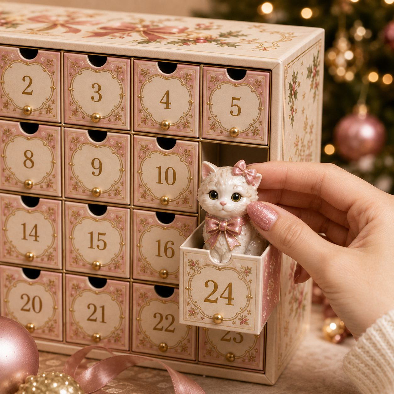 🎄 24 Days of Christmas Pet Friends Advent Calendar – 24 Holiday Collectibles